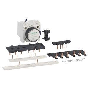 Kit de arranque de motor SCHNEIDER ELECTRIC LAD91217 para 3 contactores LC1D09-D38, ensamblaje de arrancadores estrella-triángulo con componentes idénticos - Product Image 1