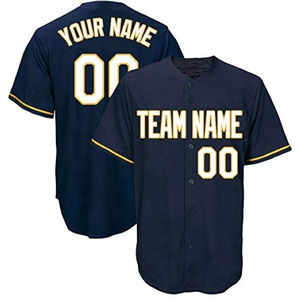 Top Deals Jersey de béisbol personalizado hizo su propio diseño Sublimación Impresión digital Cosido Jersey de béisbol transpirable - Product Image 6