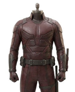 แจ็คเก็ตหนังแท้สไตล์ทหาร แรงบันดาลใจจากภาพยนตร์ Daredevil สำหรับผู้ใหญ่ ทั้งชายและหญิง - Product Image 1