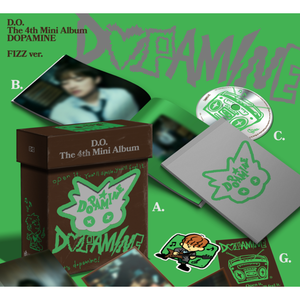 [ลดราคา][ชุดเซ็ต] EXO D.O. มินิอัลบั้มชุดที่ 4 ของโดปามีน รุ่น FIZZ + POP - Product Image 1