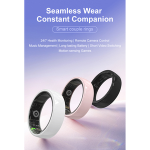 แหวนสมาร์ทเซรามิก R12 แบบคู่ รุ่น OEM กำหนดเองได้ วัดอัตราการเต้นของหัวใจ วัดออกซิเจนในเลือด ตรวจจับการนอนหลับ ควบคุมด้วยท่าทาง ควบคุมผ่านแอป กันน้ำ 5ATM - Product Image 6