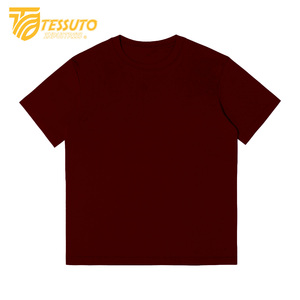 T-shirt super lourd 100% coton Tessuto pour hommes et femmes T-shirt vierge de haute qualité imprimé sur mesure - Product Image 6