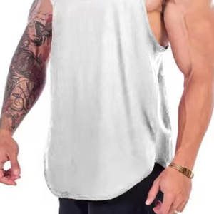 Oem Men <b>Stringer</b> <b>Vest</b> Breathable Cotton Fitness Tank Top Custom <b>Stringer</b> <b>Vest</b> Men Gym Bodybuilding - Product Image 6