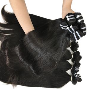 Wholesale 100% Virgin Raw Vietnamese <b>Hair</b> <b>Extensions</b> Best Quality Natural Straight Bundles Silky and Soft Unprocessed - Product Image 2