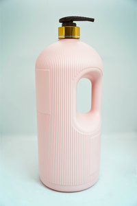 Bouteille en plastique HDPE de 2000ml avec bouchon de pompe à poignée grande capacité pour shampooing capillaire ou soins du corps emballage Standard vente chaude - Product Image 2