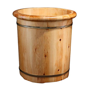 Barriles de Madera para Pedicura, Modernos, para el Hogar, Salón de Belleza, Terapia Profesional y Casera para Remojar los Pies, Estilo Indio - Product Image 5