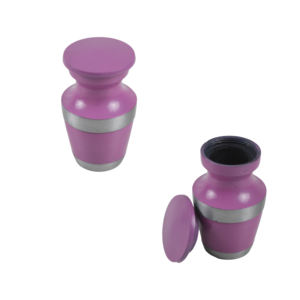 Urnes funéraires miniatures de haute qualité de couleur rose, petits souvenirs pour les cendres humaines, design américain et européen - Product Image 3