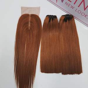 100% naturel cuticule alignée gros paquets de cheveux bruts vierges, vendeurs de cheveux vierges vietnamiens à cuticules alignées - Product Image 2