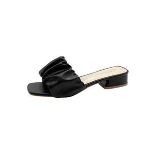 Nouvelles chaussures Mary Jane de style français printemps-été, ballerines rétro britanniques à semelle épaisse en cuir, chaussures à talons hauts élégantes et cool - Product Image 5