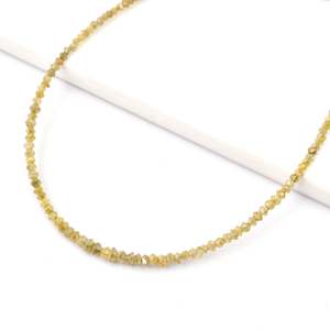 Yellow Diamond Beads <b>Silver</b> <b>Bracelet</b> Elegant Diamond <b>Bracelets</b> & <b>Bangles</b> - Product Image 5