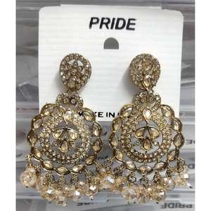 Juego de Aretes de Estilo Étnico de Lujo al por Mayor para Mujer, con Artesanía Detallada, Joyería Hecha a Mano para Mujer, para Fiestas y Eventos - Product Image 3