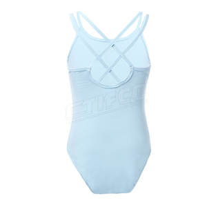 Robe de gymnastique une pièce sans manches à col en V Robe de gymnastique de haute qualité pour dames - Product Image 2