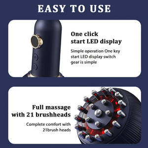 Masajeador Inteligente de 9 Niveles de Temperatura con Pantalla Digital, Herramienta Eléctrica Gua Sha, Dispositivo de Masaje Térmico para el Hogar, Kit de Terapia de Masaje Profundo - Product Image 6