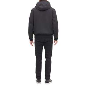 Veste Softshell de Haute Qualité pour Hommes Vêtements en Gros Veste Softshell Imperméable Personnalisée pour Hommes Veste Rouge et Noire Softshell - Product Image 3