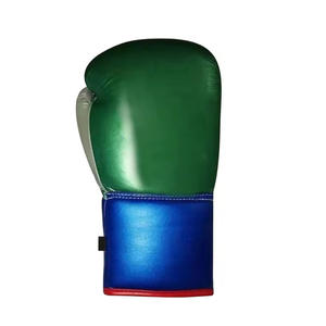 Gants de boxe en cuir PU épais et respirant, nouvelle conception, ajustables, à enfiler, pour l'entraînement, personnalisables - Product Image 2