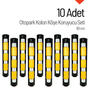 Ensemble de 10 Protections d'Angle pour Colonnes de Parking – Équipement Essentiel pour Parking - Product Image 4