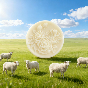 OEM Savon en barre réparateur de peau protéinée de soie au <span class=keywords><strong>lait</strong></span> de chèvre nettoyant pour le visage rajeunissant nourrissant élimination de l'acné savon à l'huile blanchissant - Product Image 1