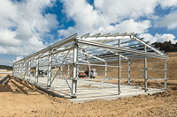 Bâtiment d'entrepôt en structure métallique, atelier industriel préfabriqué, fabricant de hangars de stockage