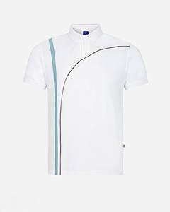 เสื้อเชิ้ตผู้ชายทรงปกติ ผ้าสเตรชเนื้อแน่น สวมใส่สบาย ลำลอง 100% โพลีเอสเตอร์ ไซส์ใหญ่ แขนสั้น คอปก กันยับ ซักเร็ว - Product Image 6