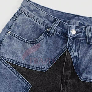 Novedad, Pantalones Cortos de Mezclilla para Hombre de Marca Privada, Diseña Tu Propio Logotipo, Pantalones Cortos de Mezclilla para Hombre Más Vendidos - Product Image 2