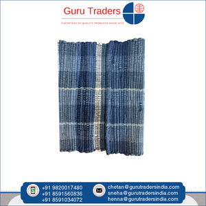 Custom Size & Color Available Best in Quality Non-Slip & Sustainable Hand Embroidered Chindi <b>Mats</b> <b>for</b> Doors From Indian Vendor - Product Image 2