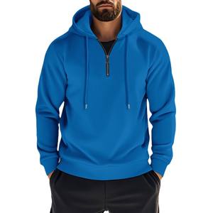 350 GSM polaire blanc sweats à capuche plaine en gros poids lourd surdimensionné hommes sweats à capuche - Product Image 6