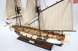 USS BRIG Niagara Modèle de bateau en bois Artisanat Modèle de bateau pour les cadeaux de nouveauté - Product Image 6
