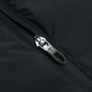 Erke Women's <b>Reversible</b> Quilted Puffer <b>Jacket</b> Satin Winter Coat with Hooded Collar and Fur Decoration Customizable Logo-Black - Product Image 4