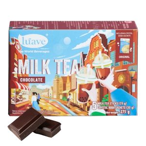 Base de té con leche y chocolate rico de Vietnam: cero conservantes, caja de embalaje conveniente, cumple con los estándares internacionales - Product Image 1