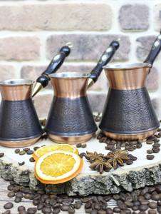 Nouvelle cafetière turque en cuivre et laiton fantaisie, vaisselle, tasse à café, décoration de table pour la maison, la cuisine, le restaurant, l'hôtel, les fêtes, fabriquée en Inde - Product Image 3