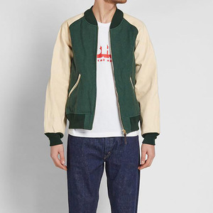 Blouson bombardier tendance et décontracté de baseball à la mode personnalisé Vestes d'université pour hommes avec broderie sur patch - Product Image 2