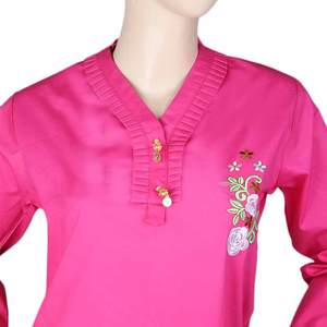 Top Tejido Bordado para Mujer - Rosa - Product Image 5