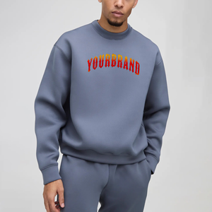 Sudaderas y Hoodies Básicas para Hombre, Cuello Redondo, 100% Algodón, Alta Calidad, Tallas Grandes, Logotipo Personalizado, Sudadera Gruesa para Hombre, Venta al Por Mayor - Product Image 6