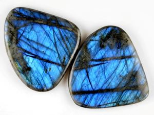 Pierre de palmier en cristal de labradorite de feu bleu naturel beaux flashs pierre de guérison en cristal de quartz puissante pour l'intuition minérale - Product Image 5