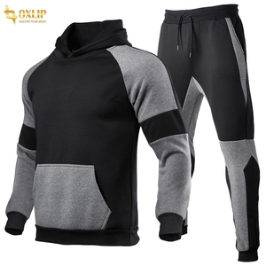 Chándal de jersey con logotipo personalizado de alta calidad para hombre, ropa deportiva cálida OEM de talla grande con sudaderas con capucha, pantalones activos para correr - Product Image 4
