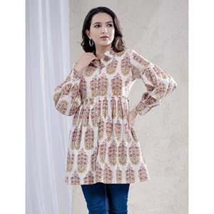 Multi-Feature Sporty Cotton <b>Top</b> Breathable and Lightweight 100% Woven Fabric <b>One</b> Size Fits All Character and Cartoon Printed - Product Image 5