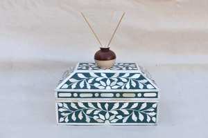 Boîte à bijoux en incrustation d'os, vente chaude, design personnalisé de haute qualité, matériau en bois, rangement de bijoux, vaisselle pour la vente en gros - Product Image 5