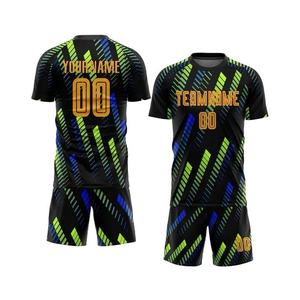 Conjunto de camisetas de fútbol deportivas personalizadas, diseño de logotipo gratuito, fabricante de camisetas de fútbol en blanco, camiseta de fútbol, sublimación, uniforme de fútbol para hombres - Product Image 6