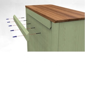 Mueble de TV KD con Acabado Desgastado Verde, Fábrica BSCI, de Vietnam - Product Image 5