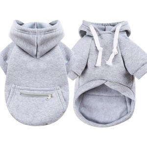 Confortable Multi Couleurs Tailles Coton Tricot Terry Chien À Capuche Blanc Plain Chien Hoodies Pet À Capuche Pour Petits Moyens Grands Chiens - Product Image 3