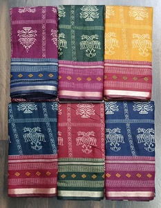 <b>viscose</b> cotton saree best quality saree 6 meter manufacturing price - Product Image 4