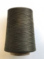 Fil DTY 100% Polyester Filé à Anneaux Haute Ténacité Absorbant l'Humidité Teint en Masse Vert Armée S/Z Twist 40/2 Marque FSF Pour Tissage et Tricotage