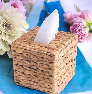 ที่หุ้มกล่องกระดาษทิชชู่สี่เหลี่ยมถักด้วยมือเป็นมิตรกับสิ่งแวดล้อมออแกไนเซอร์ธรรมชาติสำหรับใช้ในบ้านและสำนักงาน - Product Image 3