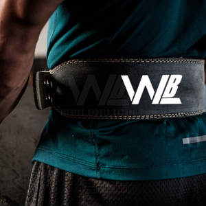 Ceinture de musculation confortable et durable en cuir de vachette de qualité supérieure, réglable, boucle en acier, séchage rapide, respirante, en daim - Product Image 3