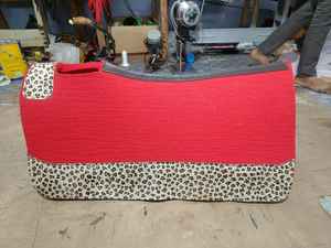 Gran oferta, fabricante indio directo, almohadilla de sillín de fieltro de lana ecuestre occidental, cuero ligero Hairon personalizado OEM/ODM - Product Image 3