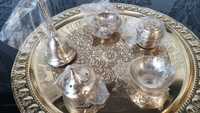 Meilleure vente Top qualité en laiton Pooja Thali ensemble pour la maison Temple Pooja Thali décoratif en laiton Pooja articles pour cadeau pour la décoration