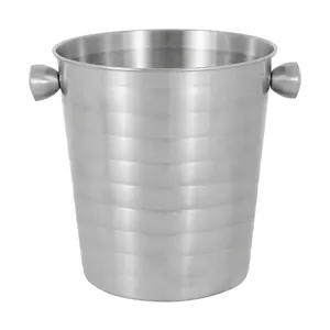 ถังน้ำแข็งโลหะทำมือ ถังน้ำแข็งหรูหราสำหรับงานอีเว้นท์ ZAHID EXPORTS ดีไซน์ทันสมัย ถังน้ำแข็งอะลูมิเนียมทำมือรักษ์โลกสำหรับไวน์ - Product Image 2