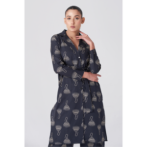 Mujer Negro Impreso A Juego Tamaños Separados SMLXL2XL - Product Image 2