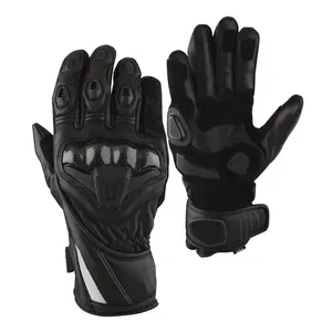 Gants de course en cuir premium personnalisés 2026, doigts entiers, imperméables, compatibles avec les écrans tactiles, protection UV, respirants % Gants - Product Image 6