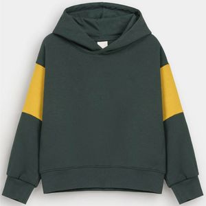 Sweat à capuche d'hiver surdimensionné tendance, 100% coton molletonné, poids lourd, uni, teint, logo personnalisé brodé, imprimé, unisexe - Product Image 1